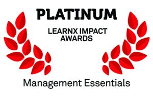 Award 1 Management Learnx Impact Awards Platinum 1
