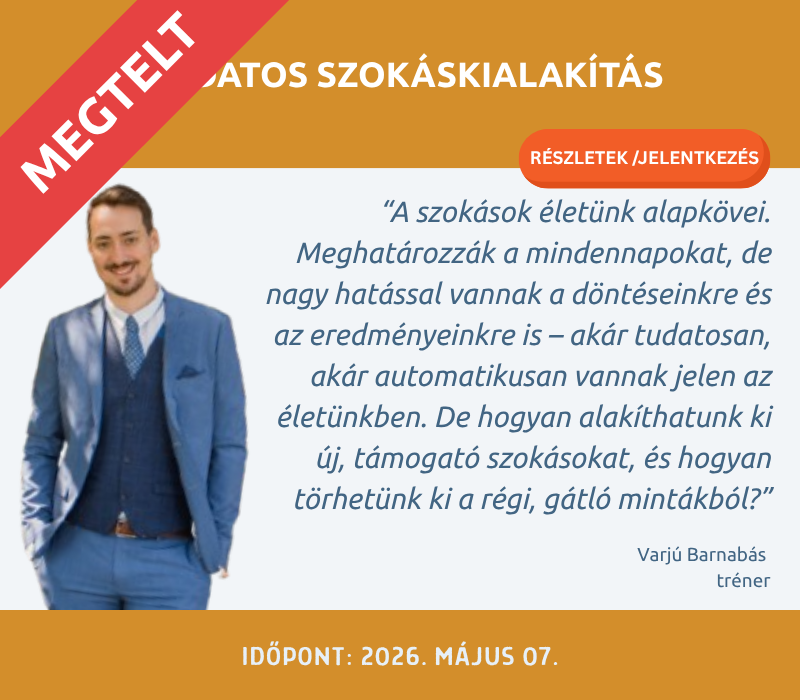 tudatos szokaskialakitas megtelt